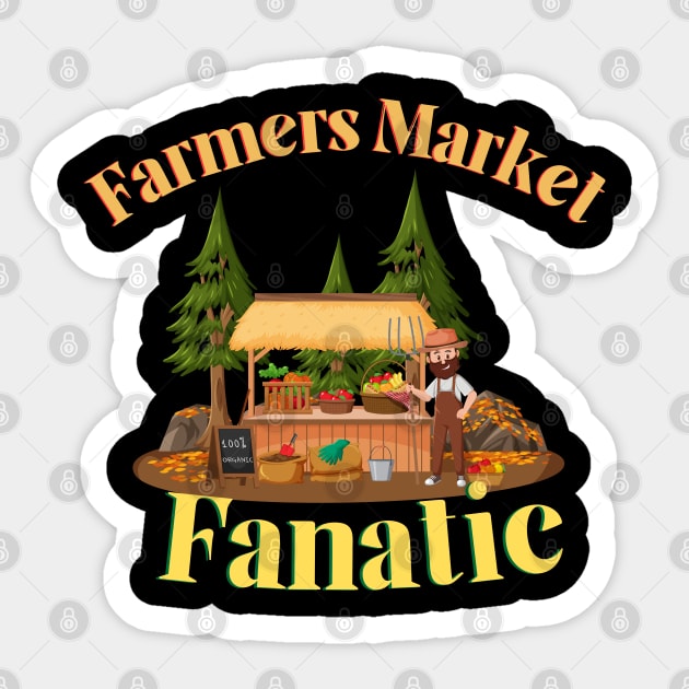 Farmers Market Fanatic Sticker by Orange Otter Designs